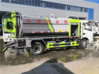 國六東風大多利卡D7清洗吸污車 強勁朝柴170馬力，高效環衛新選擇